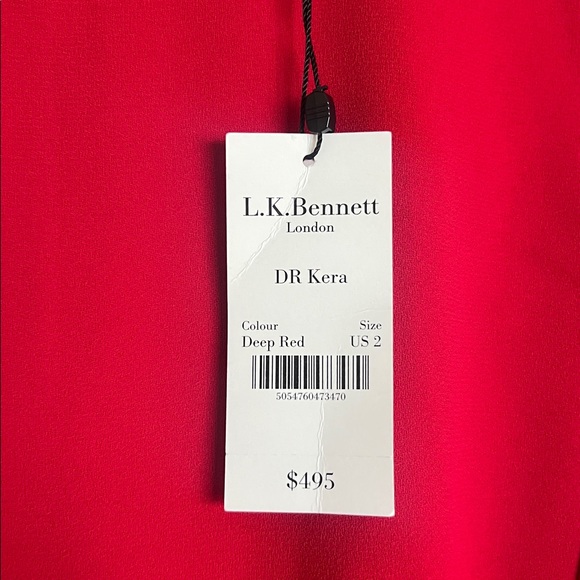 LK Bennett Red Flare Dress